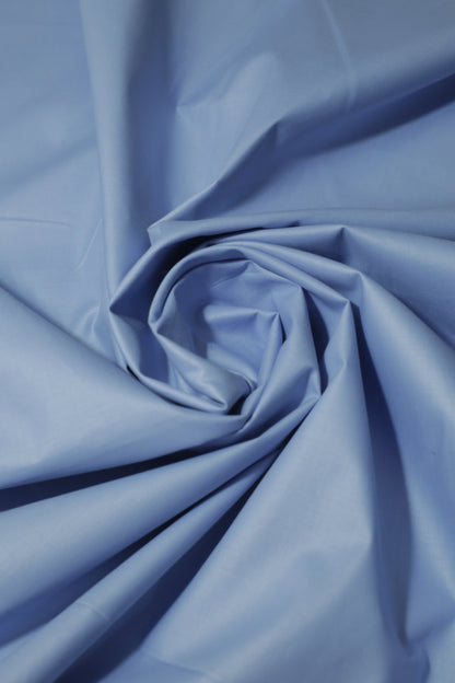 Sky Blue Cotton-Polyester Unstitched Suit – 250 | Sahab Jee