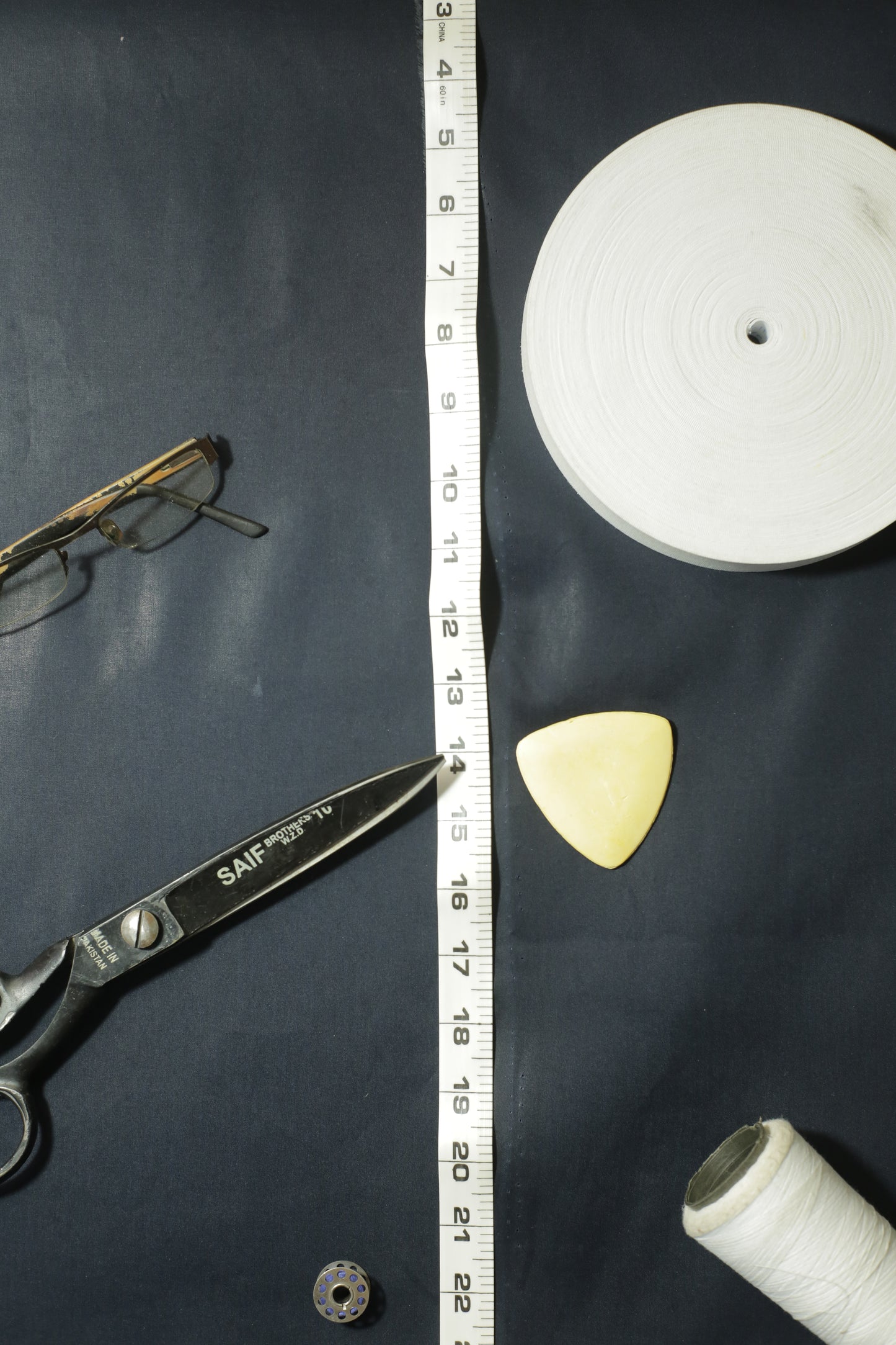 Dark Blue Cotton Unstitched Suit – 385 GSM | Sahab Jee