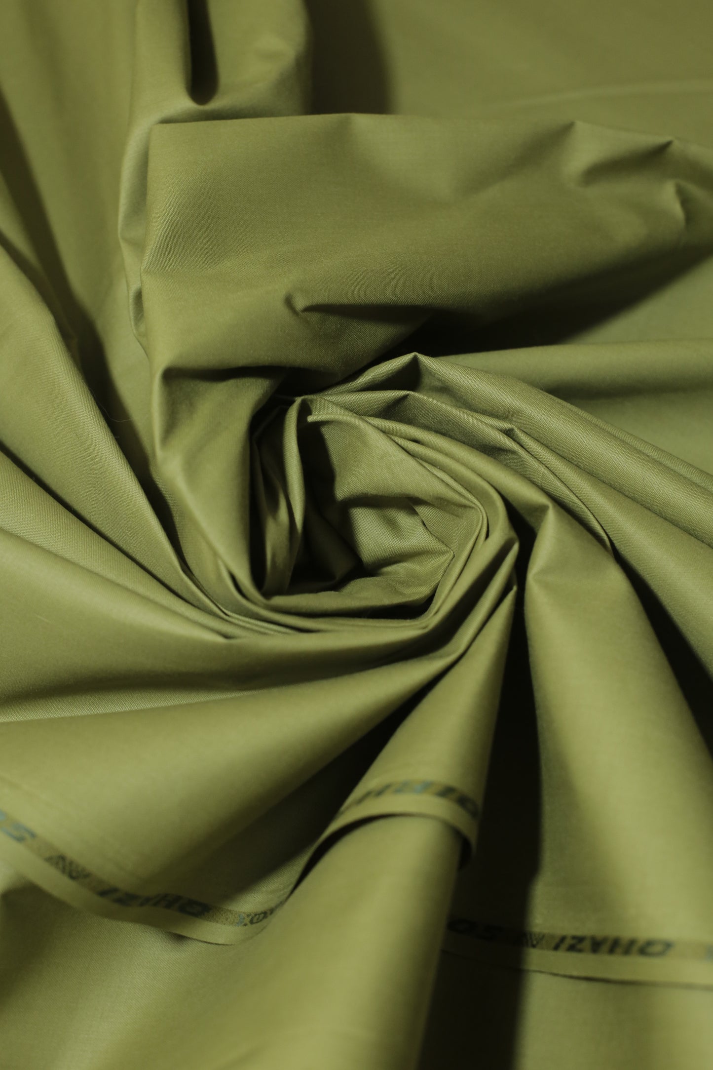 Light Olive Green Cotton-Polyester Unstitched Suit – 245 GSM | Sahab Jee