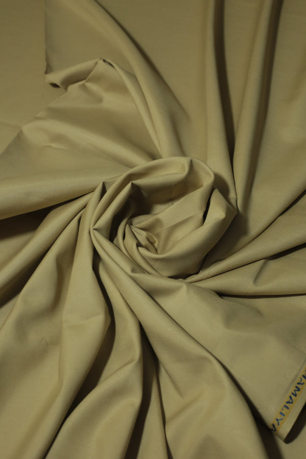 Off White Boshki Unstitched Suit – 400 GSM | Sahab Jee