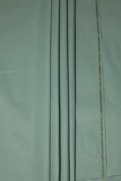 Bluish Grey Cotton-Polyester Unstitched Suit – 245 GSM | Sahab Jee
