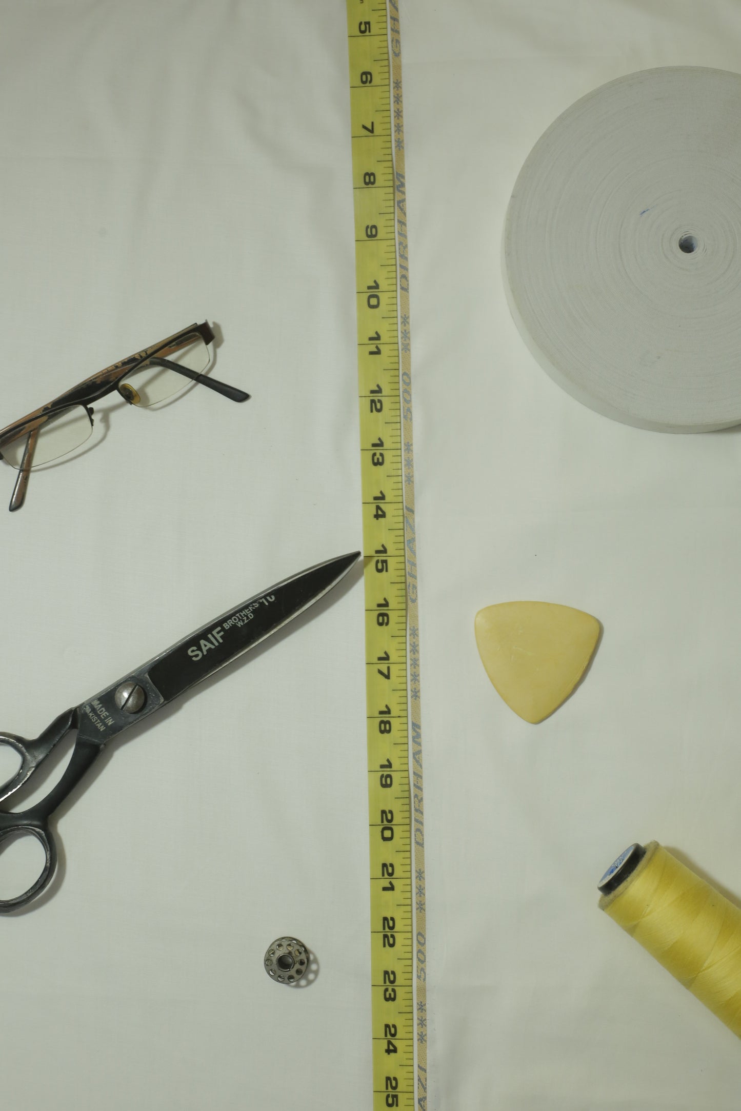 White Cotton-Polyester Unstitched Suit – 245 GSM | Sahab Jee