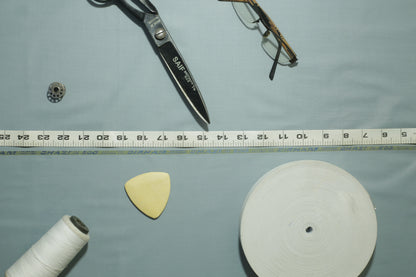 Light Blue Cotton-Polyester Unstitched Suit – 245 GSM | Sahab Jee