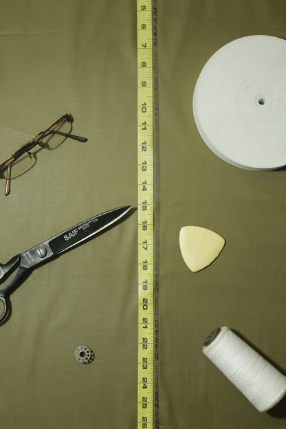 Camel Brown Cotton-Polyester Unstitched Suit | Sahab Jee