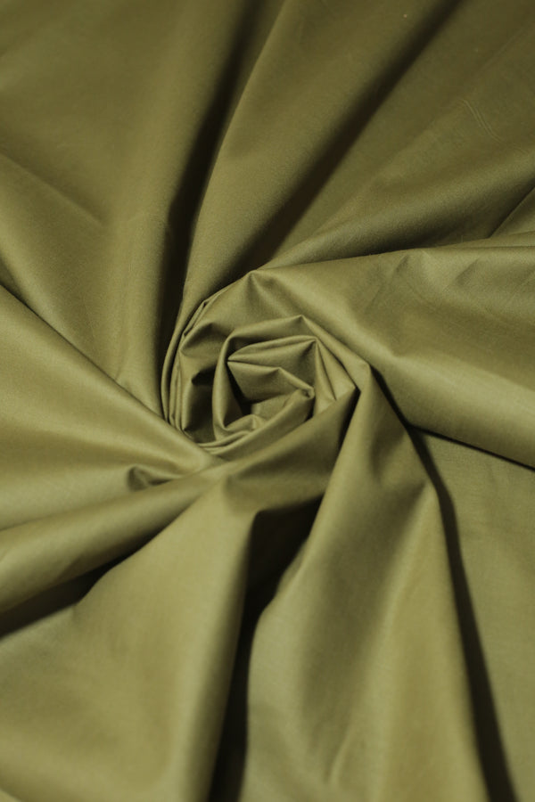 Camel Brown Cotton-Polyester Unstitched Suit | Sahab Jee