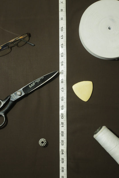 Chocolate Brown Washing Wear Unstitched Suit – 410 GSM | Sahab Jee