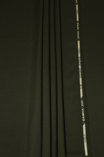 Blackish Green Washing Wear Unstitched Suit | Sahab Jee