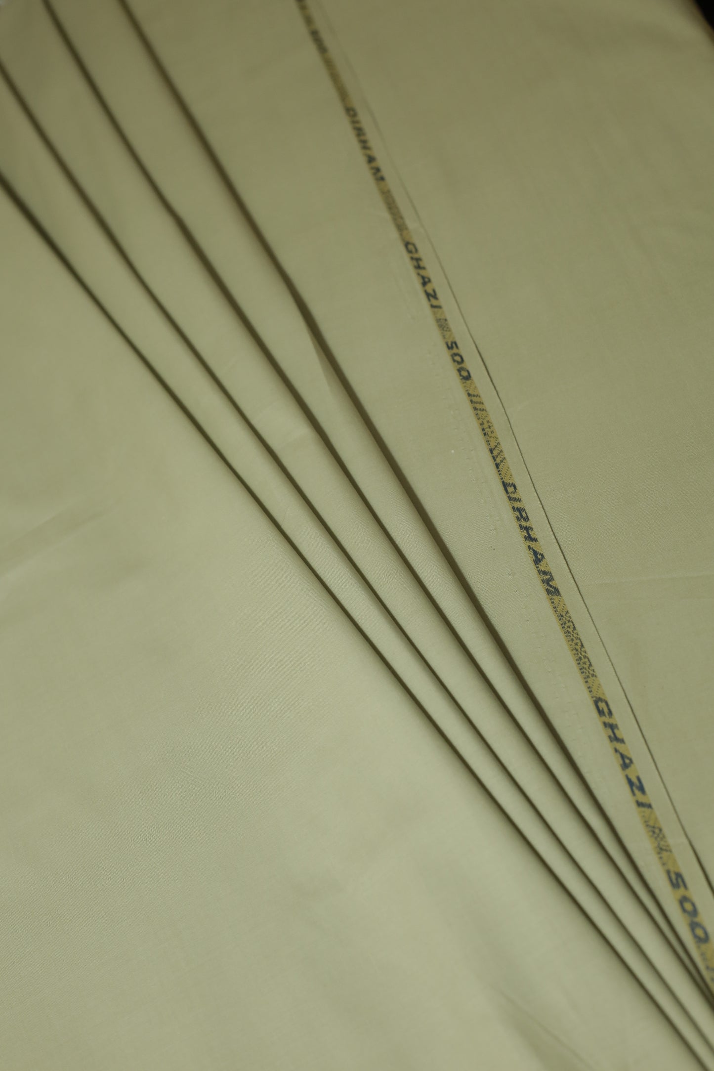 Olive Beige Cotton-Unstitched Suit – 245 | Sahab Jee