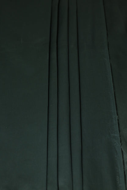 Dark Green Cotton & Polyester Unstitched Suit – 385| Sahab Jee