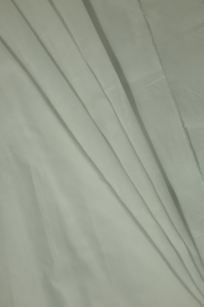 Pure White Cotton Unstitched Suit – 385 | Sahab Jee